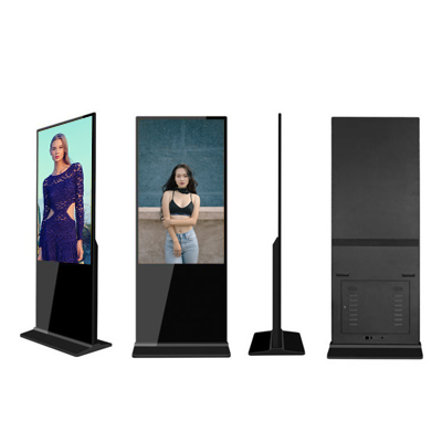 Ultra-thin LCD Screen Floor Standing Digital Signage