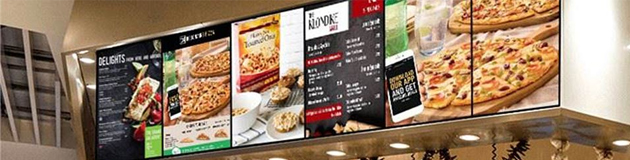 Digital Signage Menu Boards For Restaurants