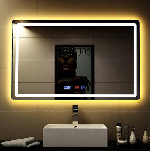 Toilet Advertising Mirror Display