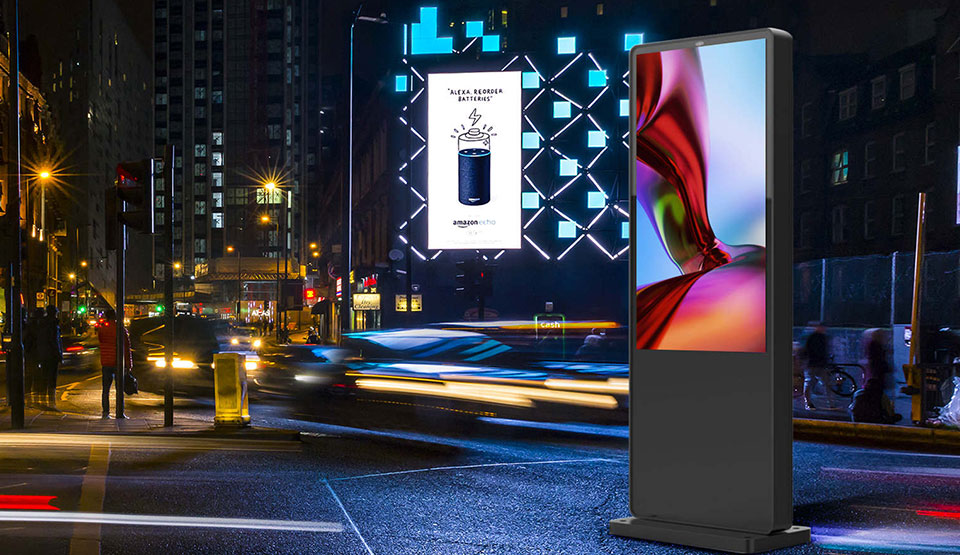 Outdoor LCD Advertising Display Digital Signage Applications